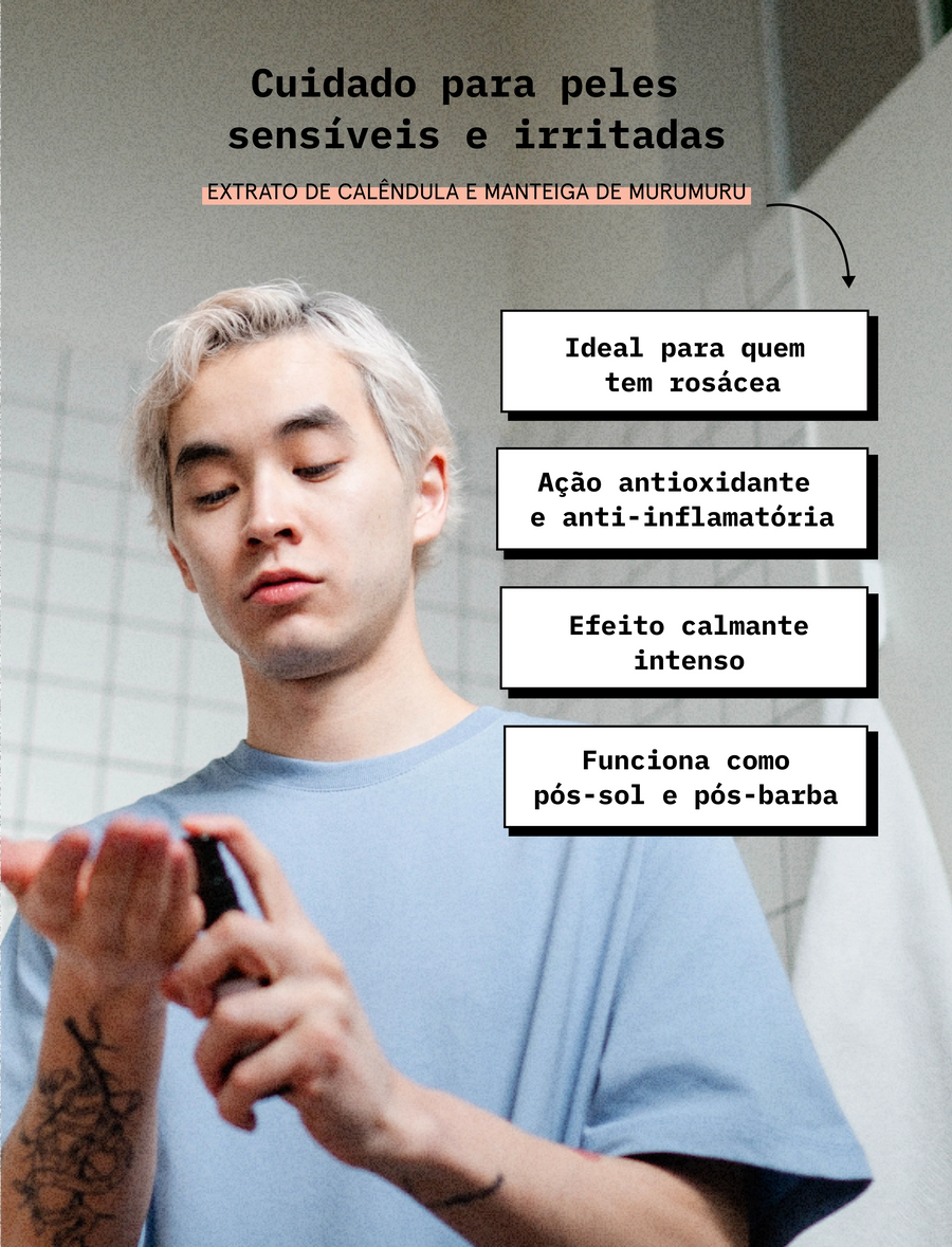 Bálsamo Facial Calmante | Murumuru e Calêndula